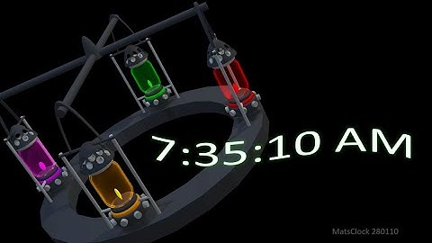 MatsClock 120110 Full Free PowerPoint Digital Clock PPT Timer 3D Hurricane Lamp