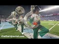 Florida am marching band performs before unc football game  82722