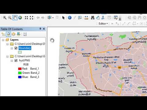 Digitizing Google Map Raster for Preparing a Map in ArcGIS - Tutorial 2