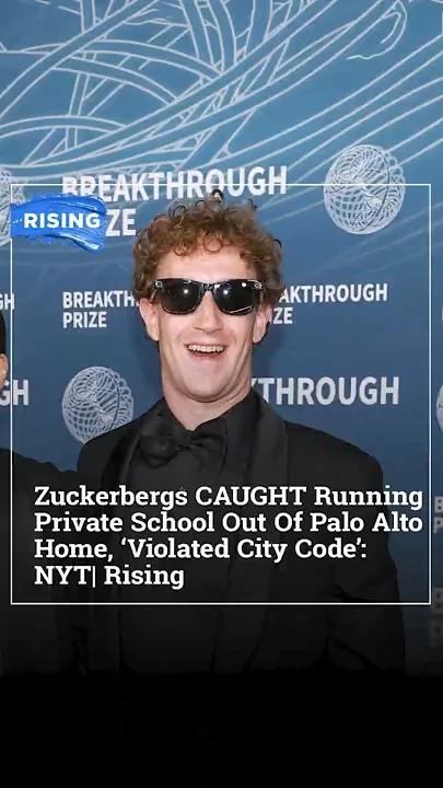 Zuckerbergs CAUGHT Running Private School Out Of Palo Alto Home, ‘Violated City Code’: NYT| Rising