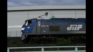 2019/06/13 JR貨物 1060列車からサービス警笛とお手振り