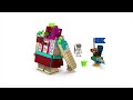 Video: LEGO® 21257 Minecraft leģendu cīņa ar ēdāju