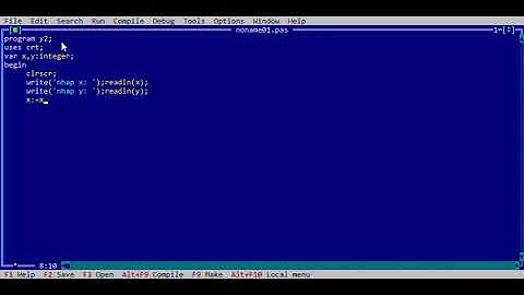 [ Free Pascal ] Chương trình hoán đổi giá trị của 2 số
