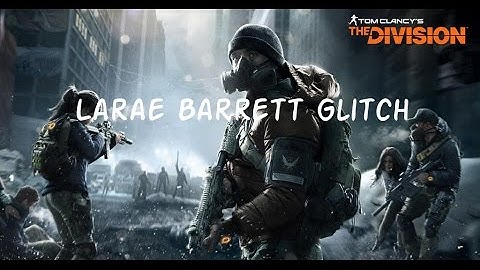Tom Clancy The Division  |  Larae Barrett Glitch