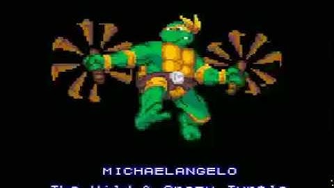 Teenage Mutant Ninja Turtles (tmnt) IV - Turtles in Time SNES Big Apple time trial