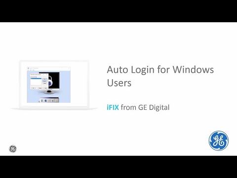 How to AutoLogin to GE Digital's iFIX with Windows User