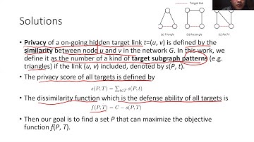 692 Target Privacy Preserving for Social Networks