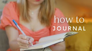 How to journal for peace of mind and clarity - my journaling practice