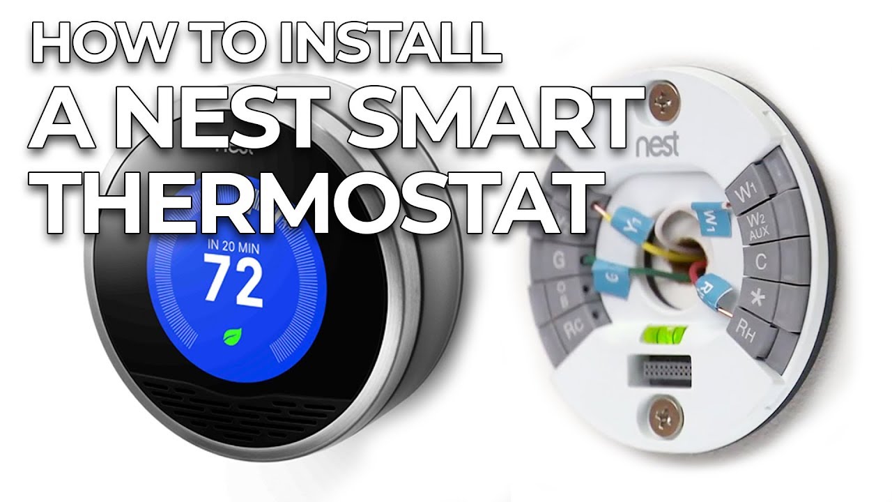 How to Install a Nest Learning Thermostat - YouTube