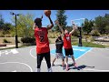 INSANE 2v2 Basketball vs Brothers Jesser & Jiedel