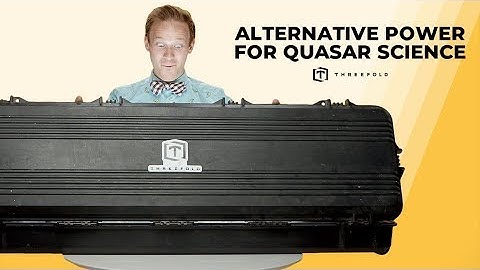 Alternative Power Solutions for Quasar Science Q-LED-R Lights!
