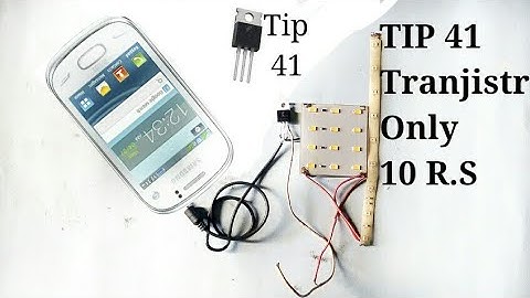 Music reactive led tip 41 transistor | Tip 41 transistor | How to make music reactive led | Tip 41.
