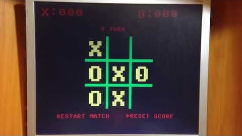 FPGA игра крестики нолики.