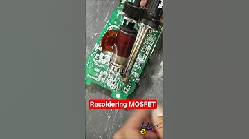 Desoldering Power MOSFET with WELLER WR3M Desoldering Gun! 💥 #Shorts