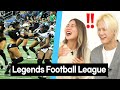 Koreans React To LFL Legends Football League for the first time!