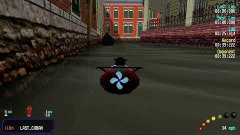 Re-Volt Custom Track Boat: Venice by Tryxn, Time Trial Lap