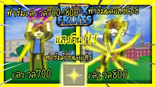 Roblox:Bloxfruit(ฟาร์มผลแสงEp8)ผลแสงตื่นอีกขั้นของความเร็ว!!!!