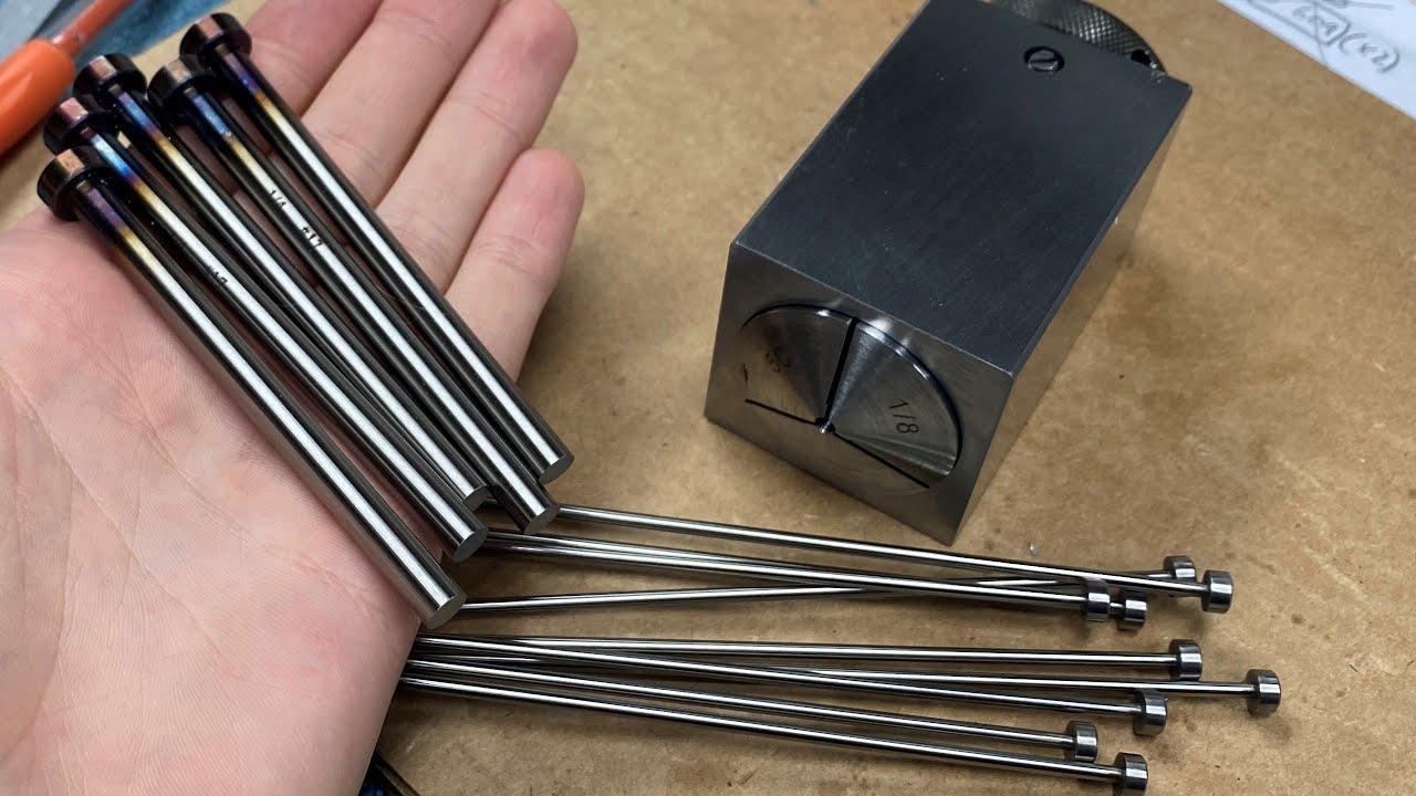Cutting Injection Mold Ejector Pins With A Haas DM2 Part 1 YouTube Cutting Injection Mold Ejector Pins With A Haas DM2 Part 1 YouTube