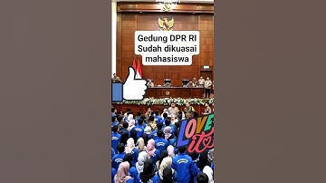 gedung DPR RI udah di penuhi mahasiswa#fypyoutube #beritaterkini #berita #demo#fyp