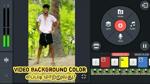 How to make video background color change | tiktok video editing tutorial Tamil | kinemaster editing