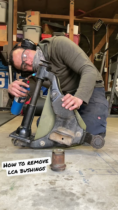 How to remove Lower Control Arm Bushings! #toyota #tacoma #4runner #offroad #whiteline #diy