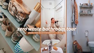 ZERO WASTE BATHROOM TOUR // plastic-free care products, cleaning and toilet paper tips screenshot 4