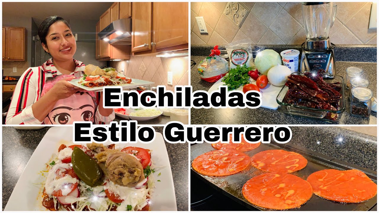 Cómo hacer ENCHILADAS ESTILO GUERRERO Y MICHOACAN//Cocina conmigo FÁCIL