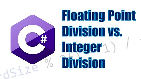 Integer vs. Floating Point Division in C#