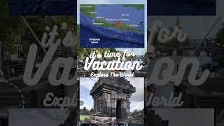 🇮🇩Central Java Indonesia Ruined and abandonedtown Buddist Plaosan Lor Temple, google earth #travel