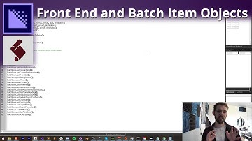 Adobe Media Encoder Scripting QuickTip - Front End and Batch Item Objects