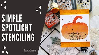 Maker Forte | Simple Spotlight Stencil Technique