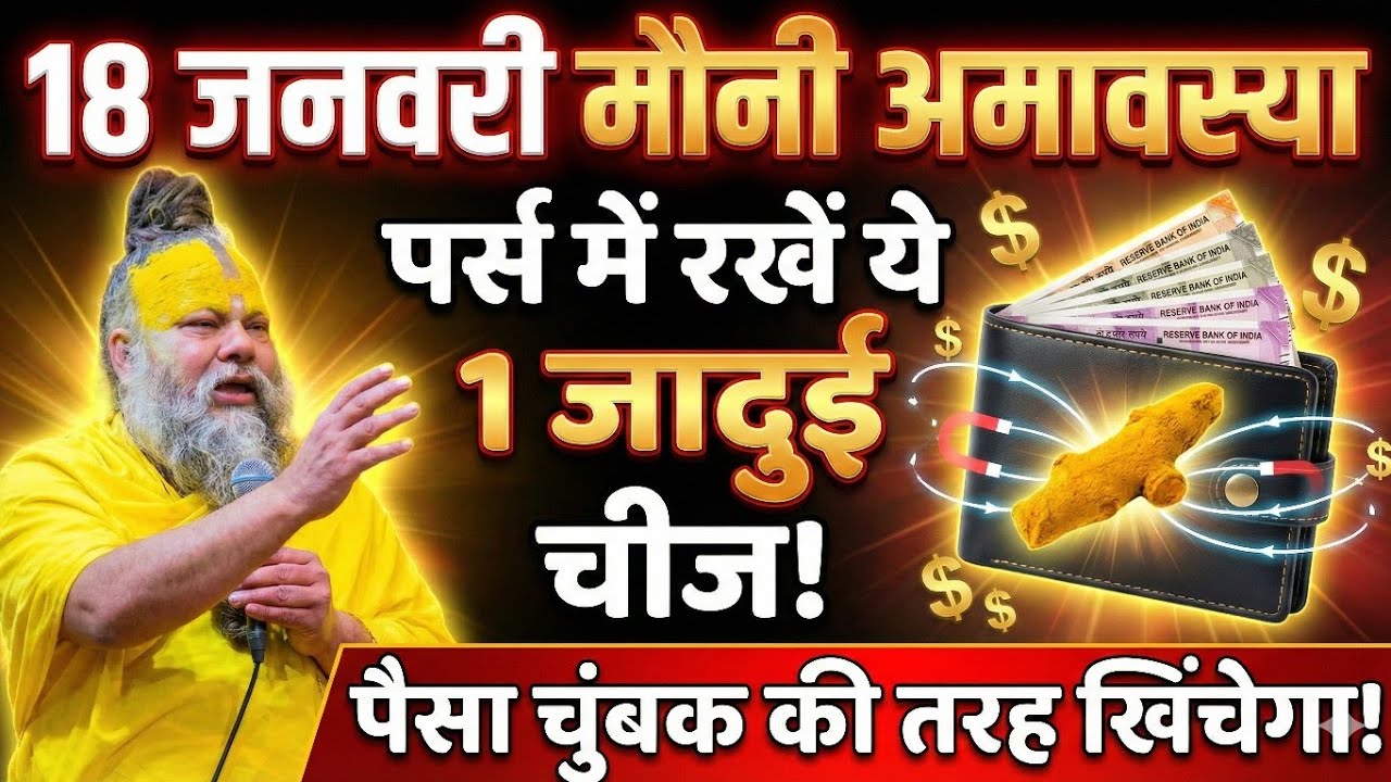 गरीबी तुरंत दूर होगी! 😱 प्रेमानंद जी का यह उपाय 18 जनवरी को जरूर करें | Mauni Amavasya Special