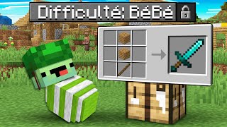 je dois finir Minecraft mais en Difficulté BÉBÉ.. by GEMI MC 212,794 views 8 months ago 10 minutes, 1 second