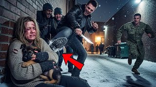 Thugs Cornered a Homeless Woman and Kicked Her Shielding a Puppy – Then a Navy SEAL Took Action