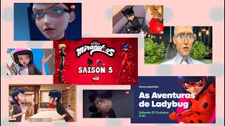 MAIS NOVOS TRAILERS ✨ Miraculous Ladybug 5ª Temporada 🐞