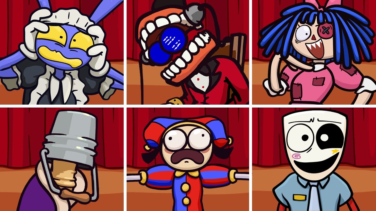 THE AMAZING DIGITAL CIRCUS in Among Us - TADC Complete Edition Ep. 1-5