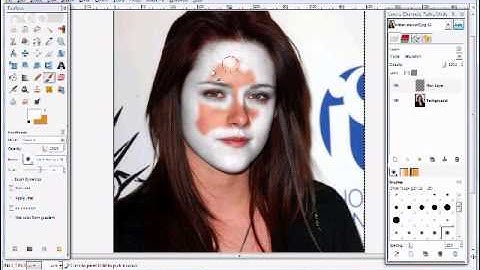 Bella Swan Vampire Transformationl in Gimp..