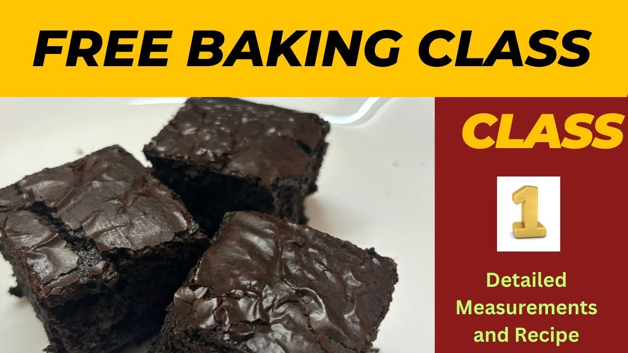 Baking Class 1/ Bake Perfect Brownie - YouTube