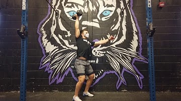 Single Arm DB Hang Clean & Jerk