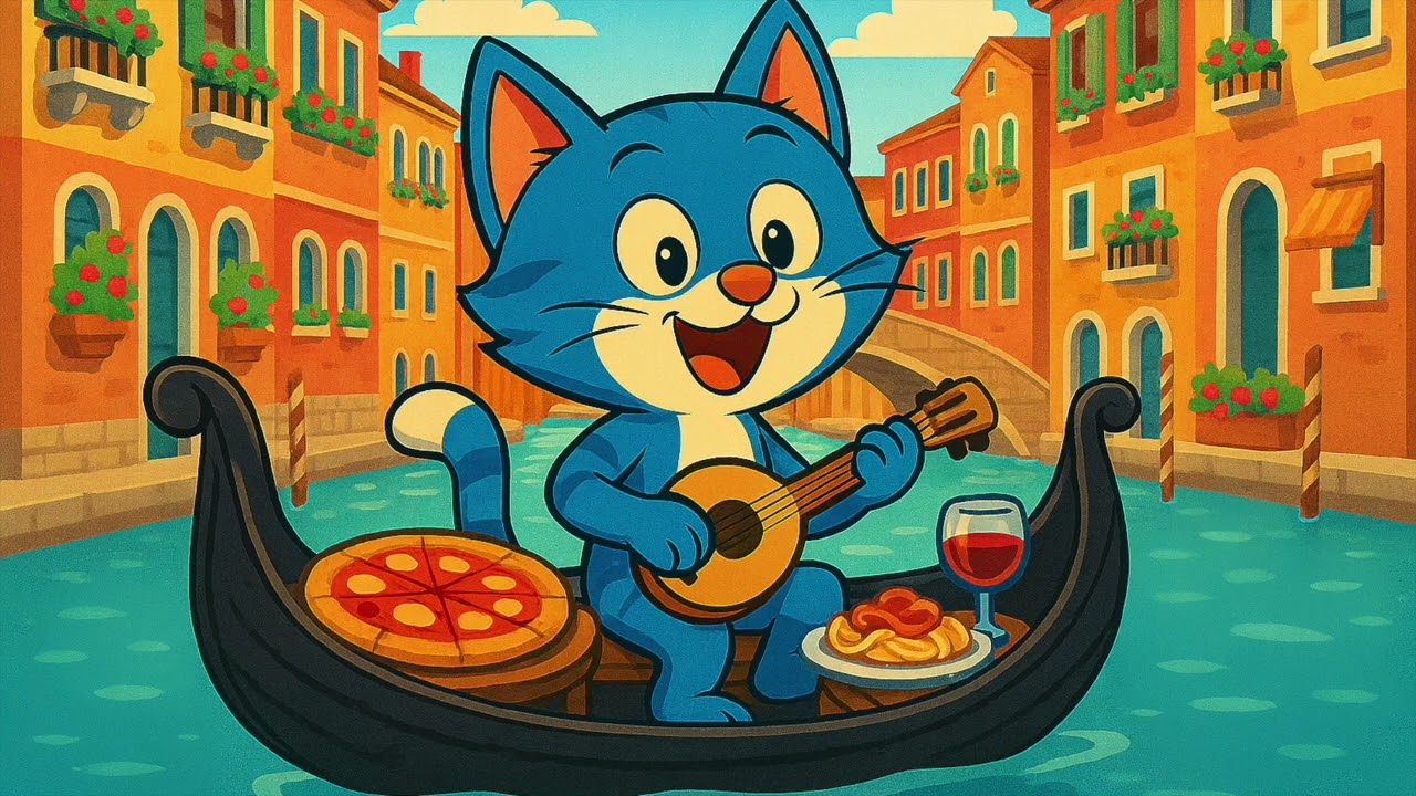 🌍 The Blue Cat – World Tour 🌍 Full Album | 12 Nursery Rhymes & Songs for Kids