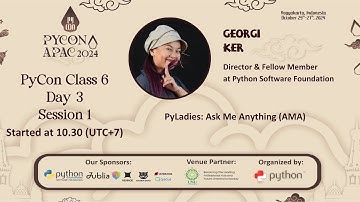 Day 3 Class #6 - 3C Session 1 - Pycon APAC 2024