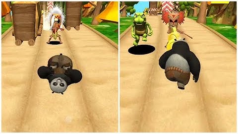 NEW PANDA RUN JUNGLE #11 | PLAY FUNNY RUNNER GAME | ANDROID/IOS