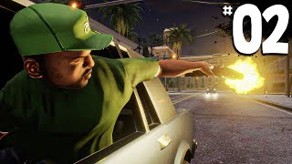 GTA San Andreas Definitive Edition - Part 2 - DRIVE BY SHOOTOUT