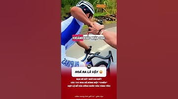 Bí mật chai nước “dính” của các tay đua xe đạp! 🚴😲