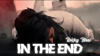 In the end X Rocky Bhai ?|| Kgf 2 ⭐|| 2k special edit