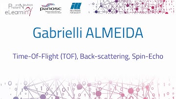 16 - Time Of Flight TOF, Back scattering, Spin Echo by Gabrielli Almeida
