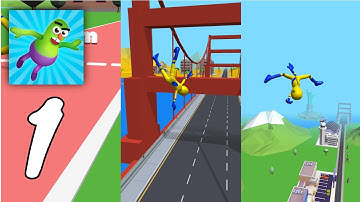 Ragdoll Bone: Fly & Break Gameplay Walkthrough #1 (Android, IOS)