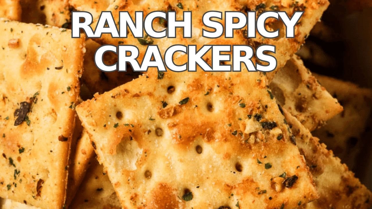 recipe crackers ranch dressing red pepper Spicy Ranch Fire Crackers (Easy No-Bake Recipe)