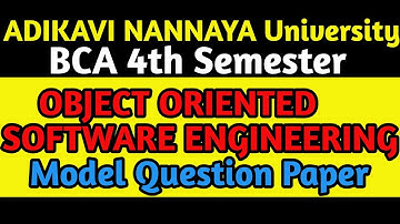 AKNU sem 4 #BCA #Object_oriented_software_engineering Model Question Paper #aknu_sem4_oose_questions
