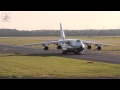 Heavy Antonov AN-124 Ruslan visits Düsseldorf (take off)